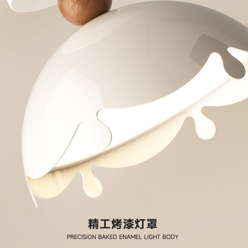 奶过油中古风玄关廊道吸顶灯轻法式创意蛋壳温975馨可爱衣走帽阳
