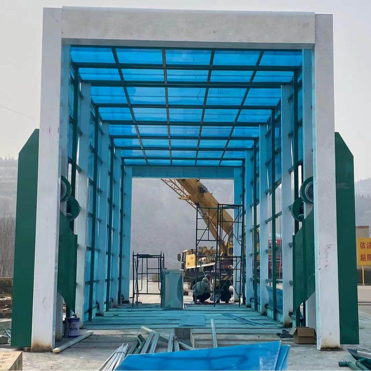 封闭建式筑工程洗车冲机龙门洗车机洗台全自动JZH-15T车洗工地直
