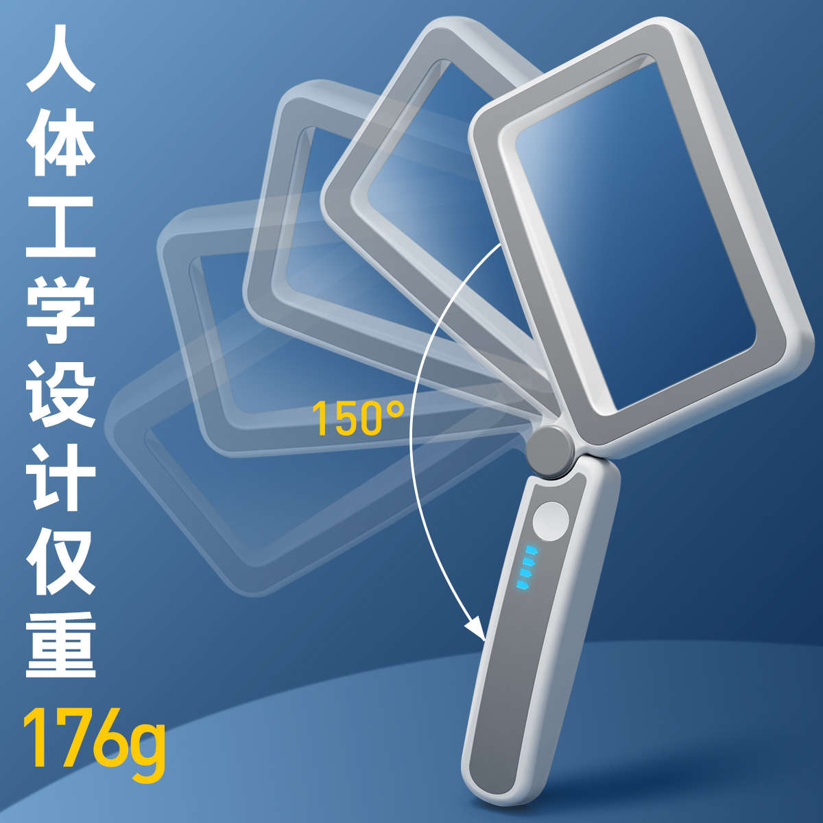 放大镜老人阅读高清100倍高清正品老人用看书专用手持折叠高倍带