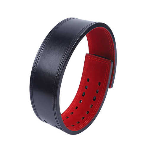 头层牛皮SBD级护腰带深蹲硬拉力量举健身杠杆扣快扣训练运动护具