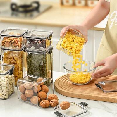container food storage box kitchen cans for bulk cereal bloc