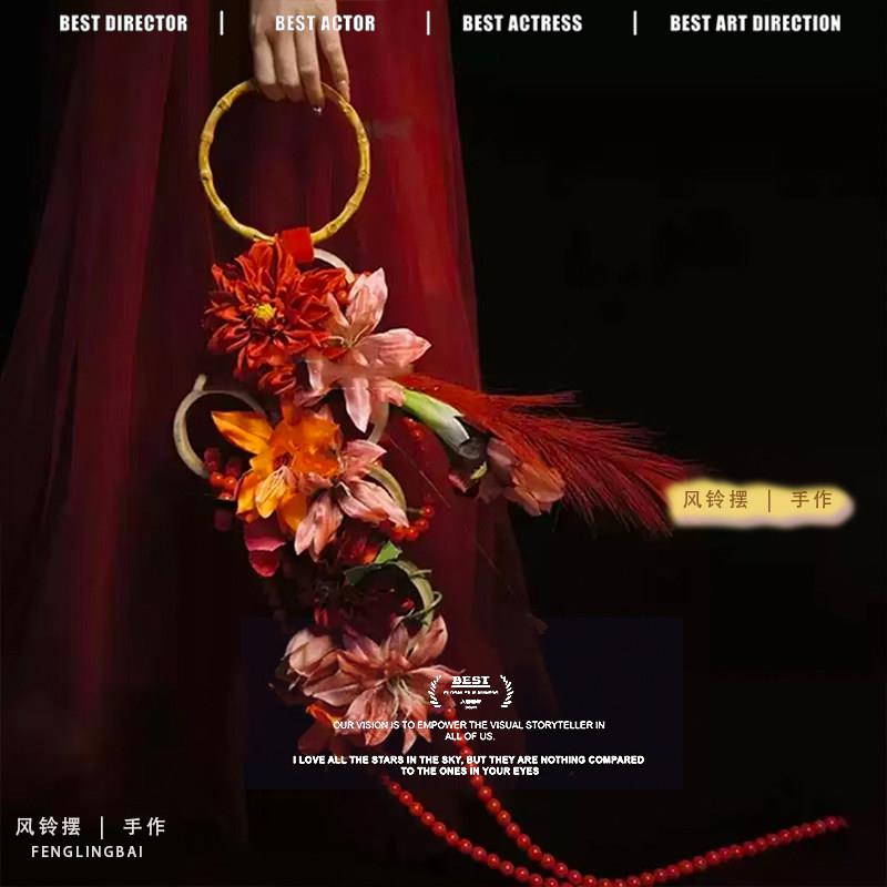 婚礼手捧花成品仿真花婚礼装饰实用订婚手捧花束领证花束结婚礼物