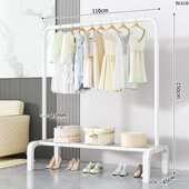 杆家用晒衣折叠架子衣挂衣凉阳台晾衣架服落地简易室内宿舍卧室架