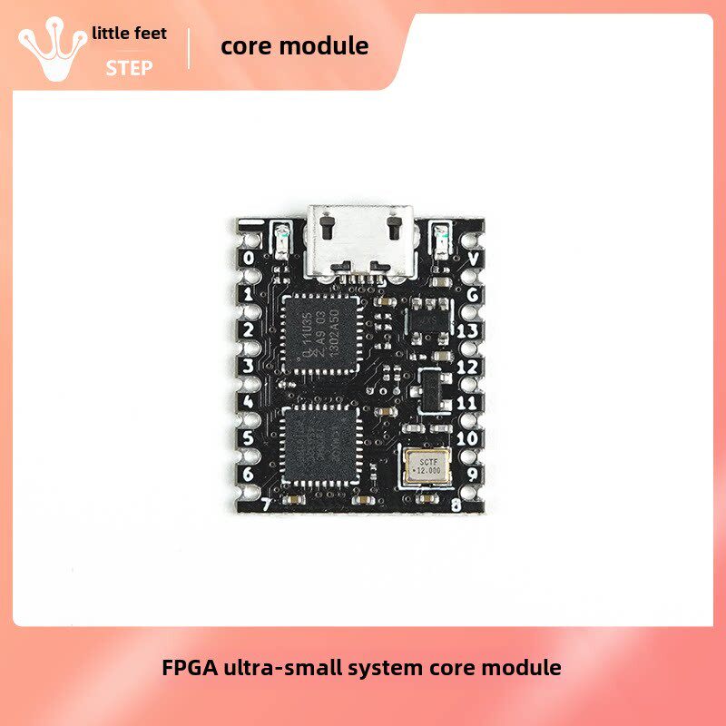 Fpga开发板超小型系统板Lattice mx2 -1200核心板学习板戳孔模块