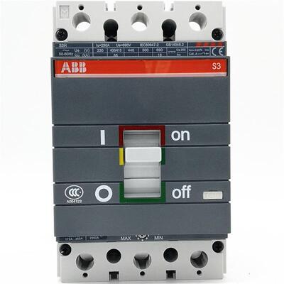 ABB S3H250 S3N250空气开关250A SACE-Isomax塑壳断路器三相380V