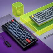 Keychron RGB阳极铝壳女生键盘 Q4客制化Gasket机械键盘60改键VIA