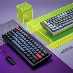 Keychron Q4客制化Gasket机械键盘60改键VIA/RGB阳极铝壳女生键盘