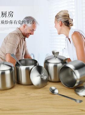 用组家合装30瓶4不锈钢调味旋转式调料盒子佐JDO料套装盐罐厨房