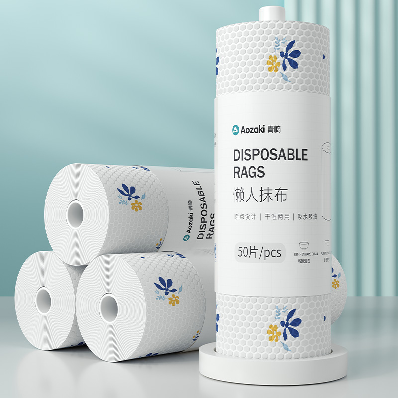 厨房懒人抹布一次性专用洗碗布可水洗不沾油干湿两用食物吸水纸巾