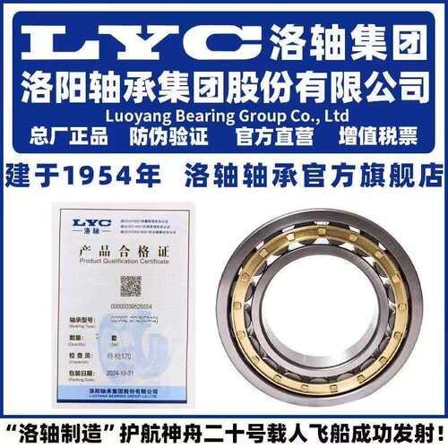 LYC 洛阳轴承集团 N NU NJ NUP 226 228 230 232 234 236 E M EM