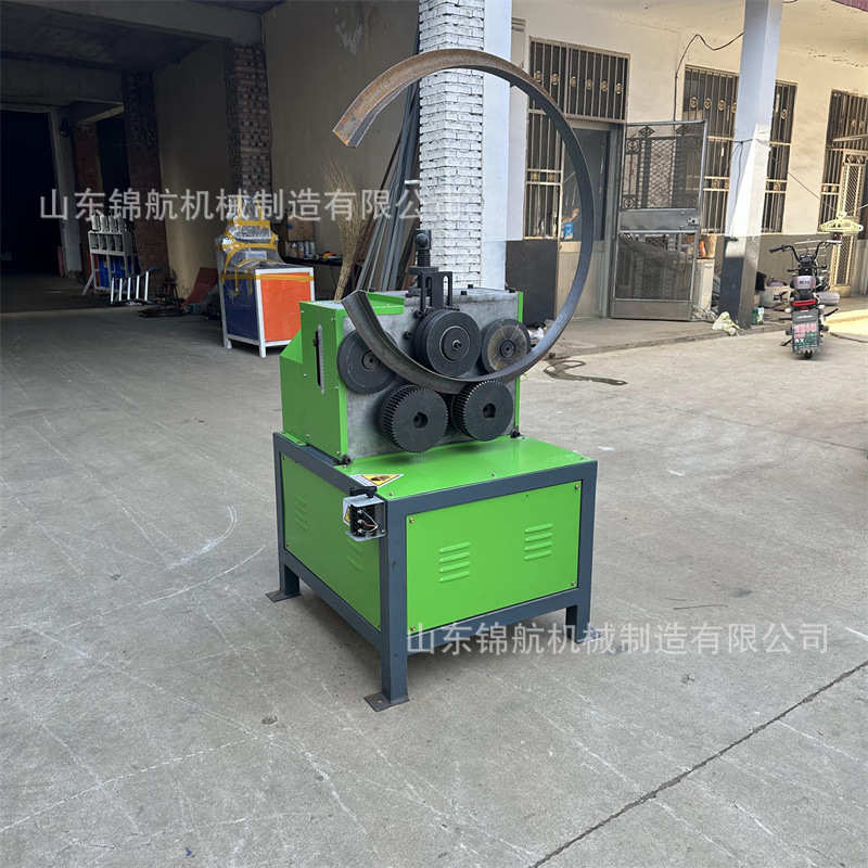 电动一次成型角铁槽钢弯弧机 钢管方钢弯管机电动扁铁角铁折弯机