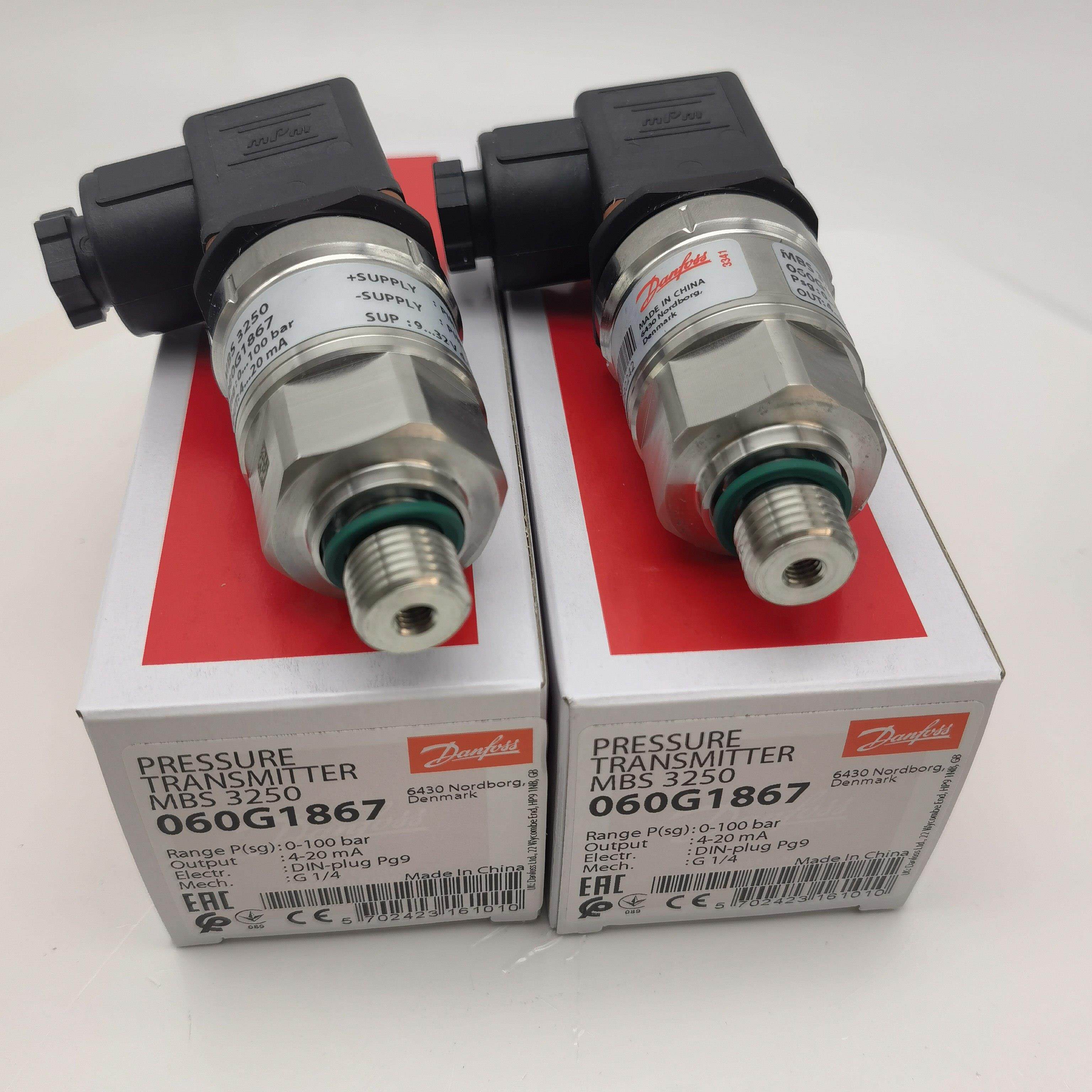 丹佛斯MBS 3000 060G1877压力感测器蒸气锅炉25bar压力变送器