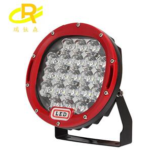 105W 7英寸 LED工作灯点波束越野驾驶雾灯红框
