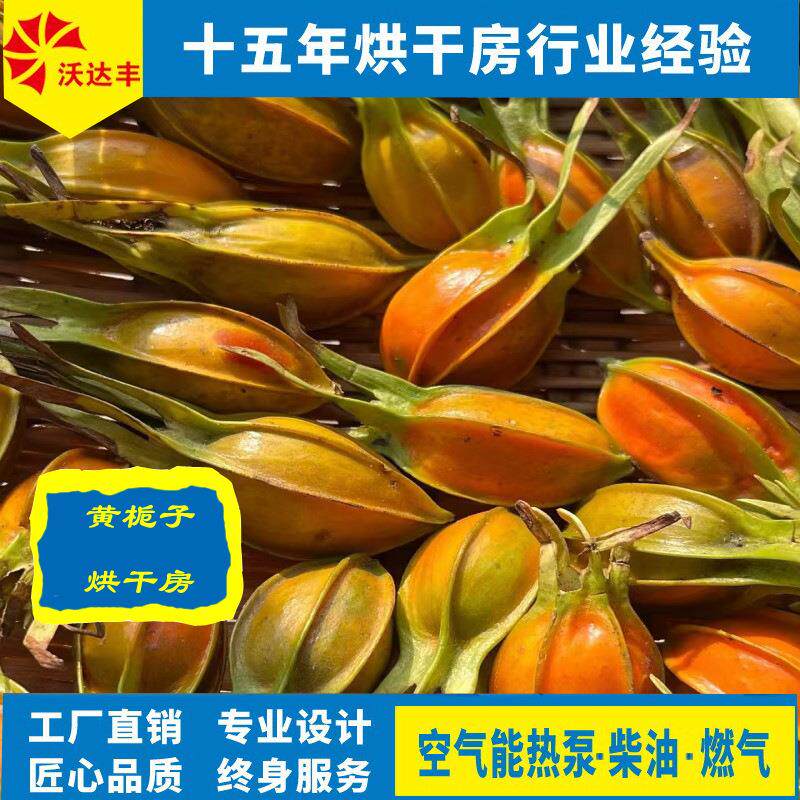 黄栀子烘干机山栀子中药材烘干房枳壳黄精虎杖饮片果蔬食品干燥箱
