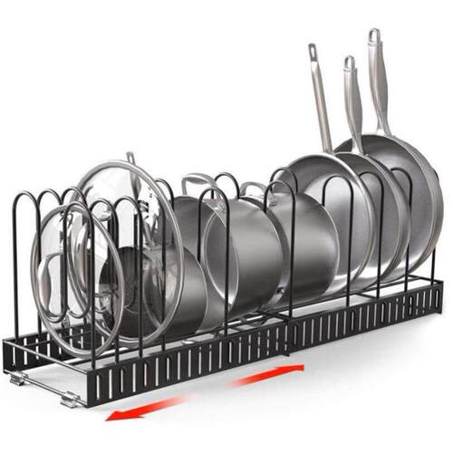 Pan rack Pot rack Organizer Kitchen storage rack Cabinet锅架