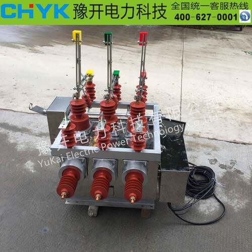 10KV不锈钢手动双电源高压真空开关ZW10-12F/630A柱上高压断路器