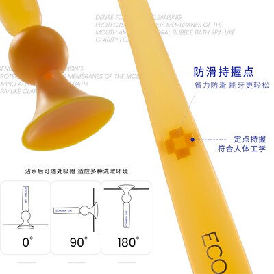 白惜牙刷加长软毛小刷头正畸牙槽刷清洁牙缝呵护牙龈牙套舌苔刷女