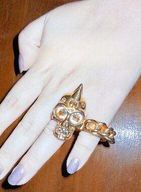 高质量独具风格创意小众个性设计感协调耐看男款戒指明星同款指环