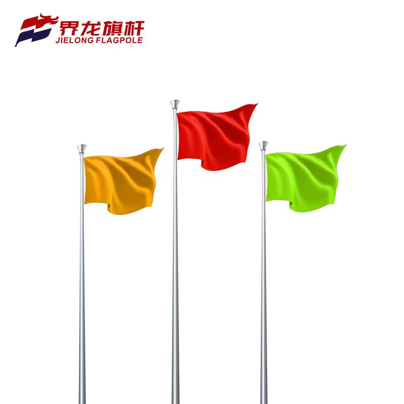 学校9米12米手摇电动升降国旗杆201/304户外不锈钢铝合金旗杆工厂
