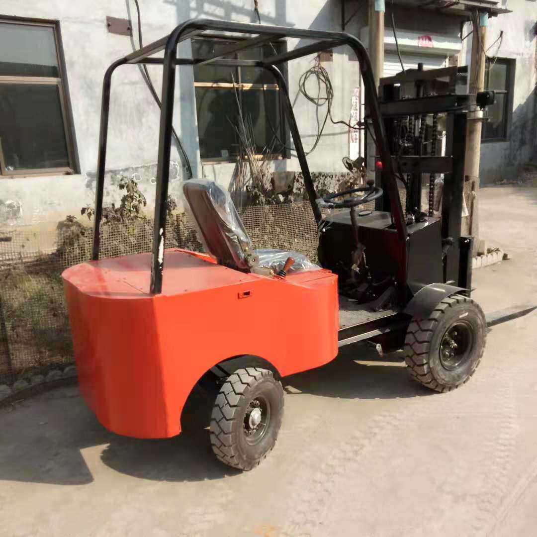 能源电933叉车一吨2吨液压新升2米四轮动仓装卸堆库小型搬运车
