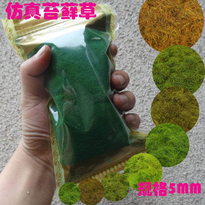 苔藓微景观假山盆栽铺面植物青苔diy材料室内绿植草场景装饰假草