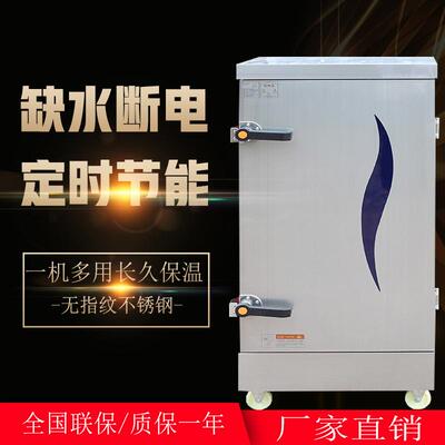 晟朗商用蒸饭柜车箱220V电气两用4681012盘家用小型全自动