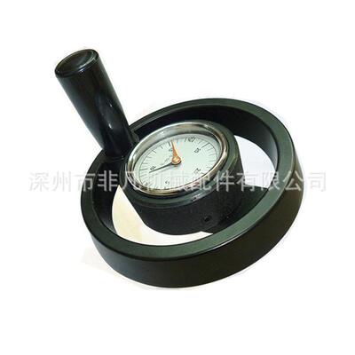 双辐表盘手轮压铸机配件16*1601/12E力劲调节双幅数字手柄