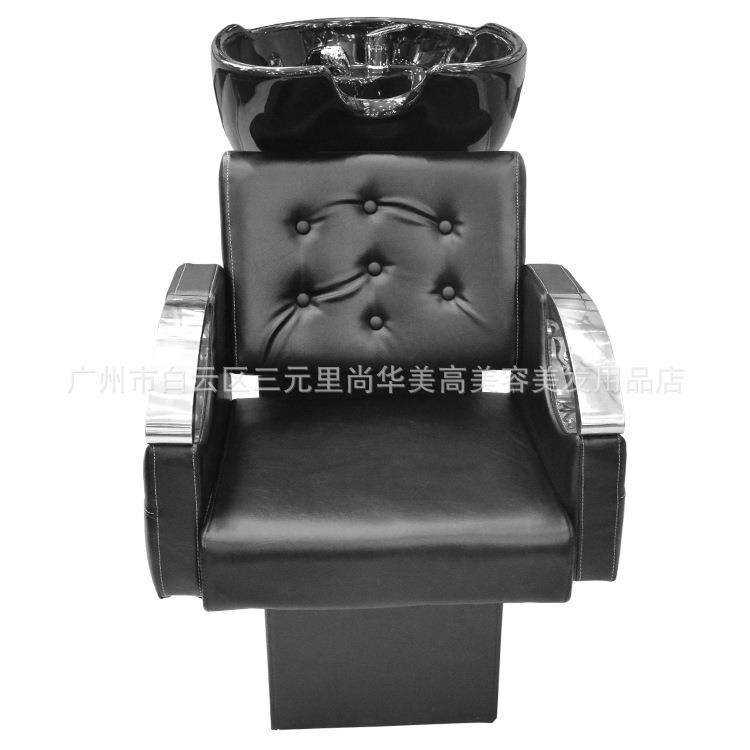 厂家出口发廊欧美洗头床坐式洗头床坐式洗头床陶瓷盆泰式床