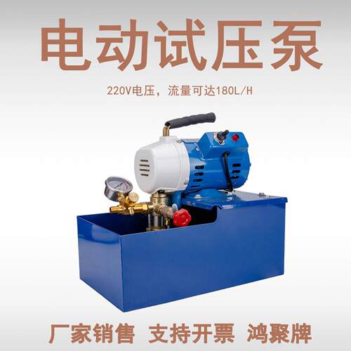 电动试压泵打压泵DSY地暖运水管道PPR测漏仪小型便携式模具试水机