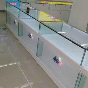 杭州惠利展柜厂加工木制惠利展柜HL5501手机柜台手机展示柜