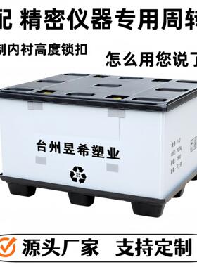 PP塑料物流折叠围板箱吹塑塑折叠天地盖包装塑料蜂窝板循环周转箱