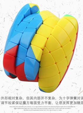圣手五阶魔粽魔方异形实色彩色5阶粽子魔方5X5 Mastermorphix