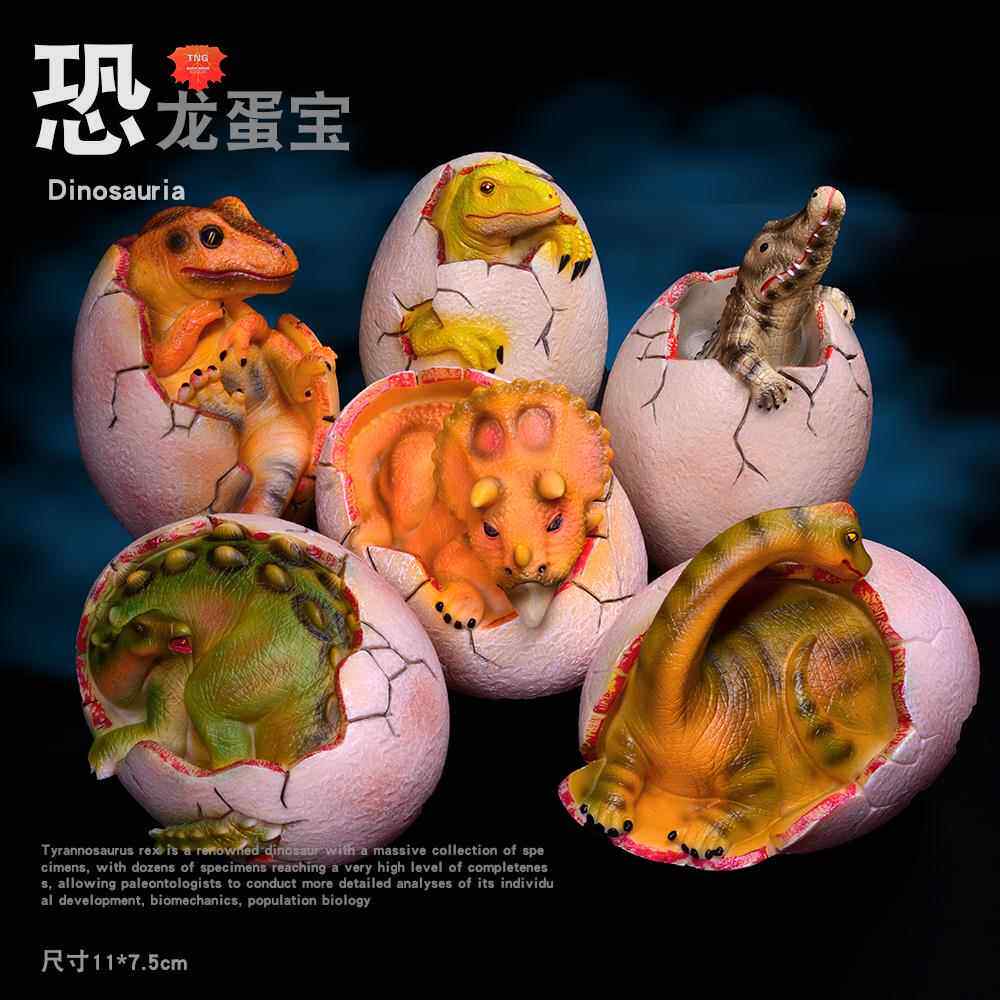 儿童仿真恐龙蛋玩具模型破壳恐龙宝宝幼崽孵化存钱罐男女孩礼物