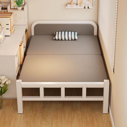 折叠床1米5单人床家用折叠床出租房小床卧室加床一米二简易床成人