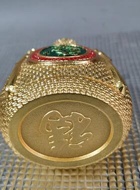 古玩收藏铜器福袋存钱罐摆件铜存钱袋储蓄罐聚宝盆家用摆设