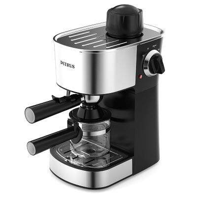 意式咖啡机家用小型迷你商用壶煮全半自动蒸汽打奶泡PE3180B