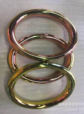 0直销镀彩锌八G角垫椭圆密垫875金属环垫RJ法兰垫环封圈R型H2633