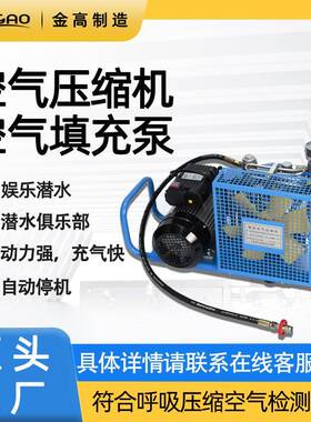 JGX100/ET高压潜水空气自动压缩机正压式呼吸器螺杆空压机