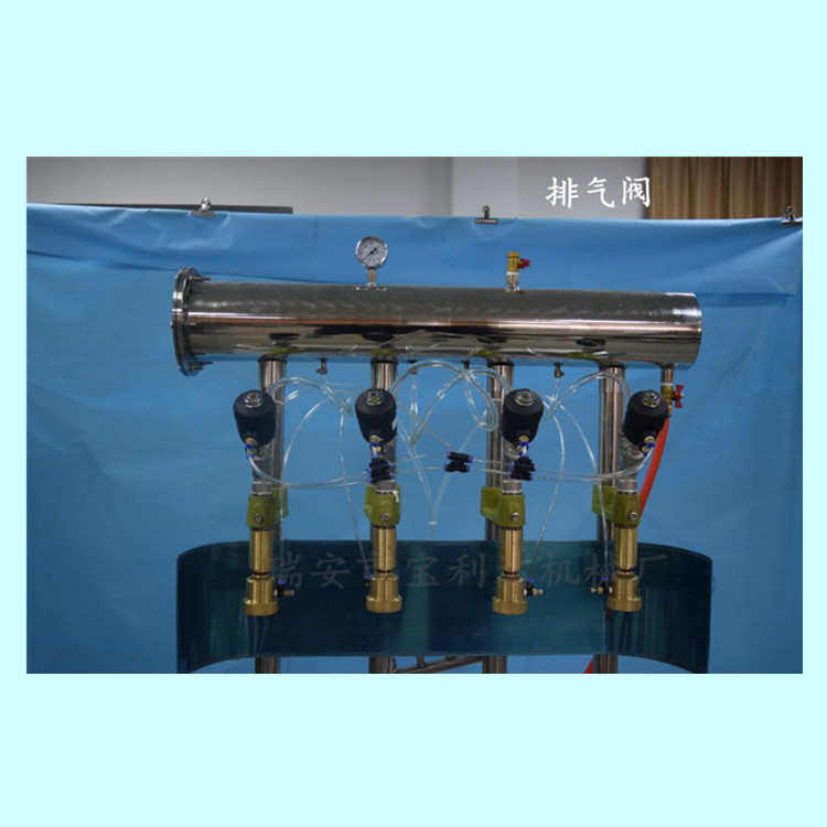 4头气动灌装机 可乐汽水鸡尾酒碳酸饮料灌装机