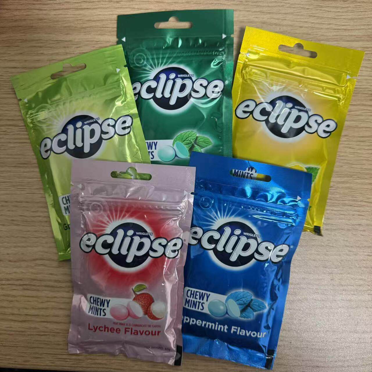 香港正版Eclipse易极薄荷糖进口清新口气超凉润喉糖小袋装45g