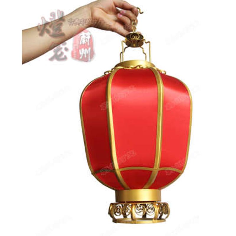 古典坛形金黄灯 仿古 彩灯 工艺品 装饰 喜庆 手工制作 手提 吊灯