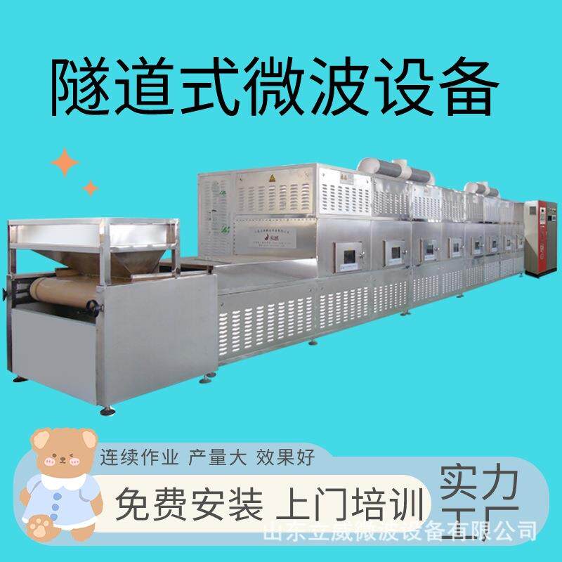 隧道式工业微波解冻杀菌一体机食品果蔬水产肉类微波解冻设备