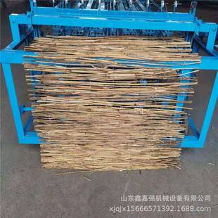 稻草编制草帘机砖坯覆盖草苫子机薄厚可调路面包装用草帘编制机