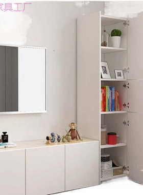 CY卧室客厅储物柜白色带门角柜墙角柜转角柜角落柜收纳柜拐角置物