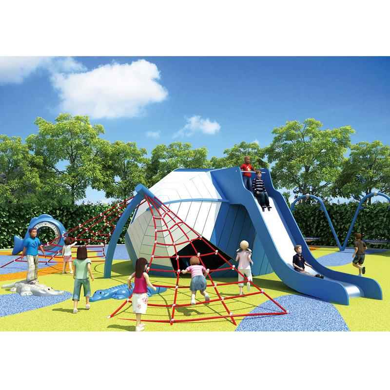 非标户外大型游乐场海螺爬滑儿童组合滑梯规划设计游乐设备厂家