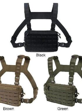 1000D Nylon Vest Backpack Fishing Vest Chest Bag Running