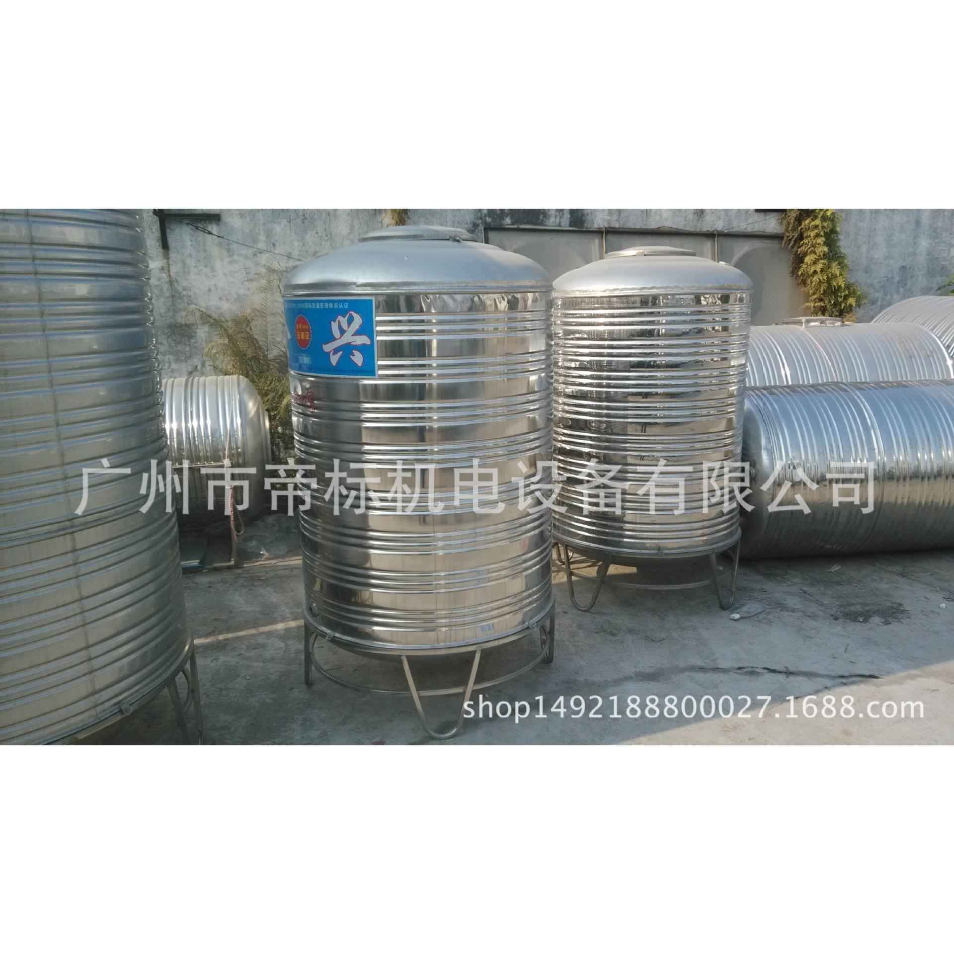 2吨加厚钢架各类304不锈钢储水塔家用不锈钢水箱