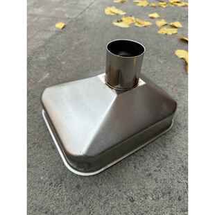 加厚304不锈钢滤斗大口径带过滤网家用酒油漏斗特大号工业料斗