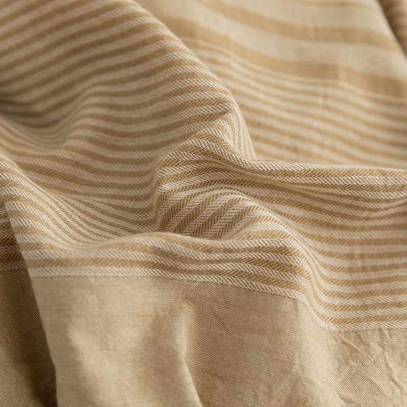 类日式纯水洗棉纽扣款提花四件套线下专柜高品质100棉全纯棉色床A