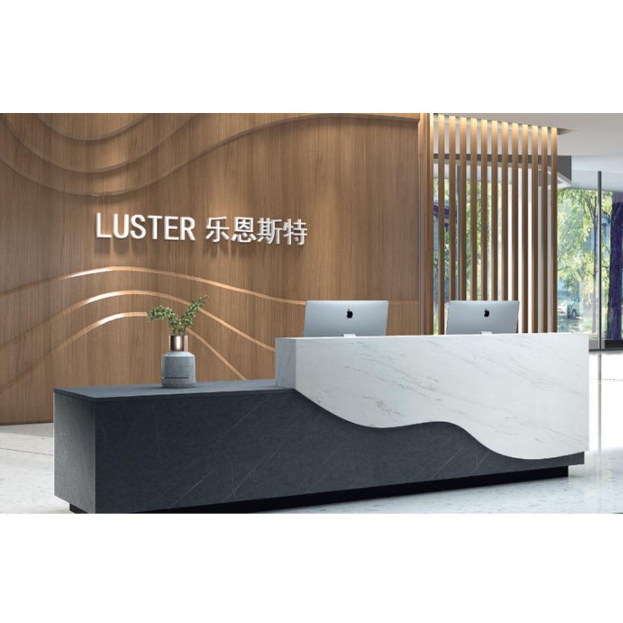 仿大理石纹板式前台办公接待台简约迎宾收银服务咨询台93-QT0436